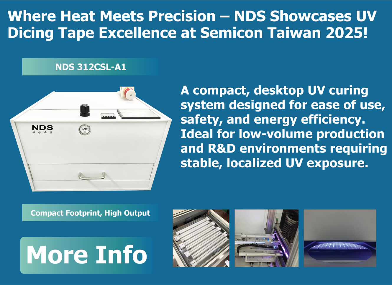 NDS 台灣日脈, NDS Immersion Cooling System, NDS Dicing Service Center Taiwan, Totally Dicing, Dicing Saw, Automatic Dicing Saw, NDS Dicing System, Dicing Tape, Dicing Blades, Grinding Wheel, Dicing Accessories, Auxiliary Machines, Dicing Fluids, Wafer Cleaner, Dressing Board, Cguck Table, Wafer Mounter, New Metal Bond Blade for dicing system-in-package (SiP), Metal Bond Blade, system-in-package, Polishing Pad, Polishing Template, Wafer Ring, Wafer Coin Box, 3M, Inventec, PFAS-based, Green, cleaning, coating, heat dissipation, 0421, 替代3M氟化物在半導體的應用, PFAS, 氟化物, 氟化液, 3M, PFAS-based, Inventec Performance Chemicals, Inventec, 清洗, 焊接, 冷卻, 散熱, 塗佈, Coolant, Cleaning, Cooling, Soldering, Coating, Chiller, THERMASOLV, 切磋琢磨, Dicing, Lapping, Polishing, Grinding, 台灣半導體展, 半導體展, 半導體, 切SiP金屬刀, 系統級封裝, 金屬刀, SiP, New Metal Bond Blade for dicing system-in-package (SiP), Metal Bond Blade, system-in-package, Noah, 3000A, Noah 3000A, FK-5-1-12, 全氟己酮, SC115, 環保滅火劑, Magic-tube, Magic-Fiber, Nano bubble, CM Fiber